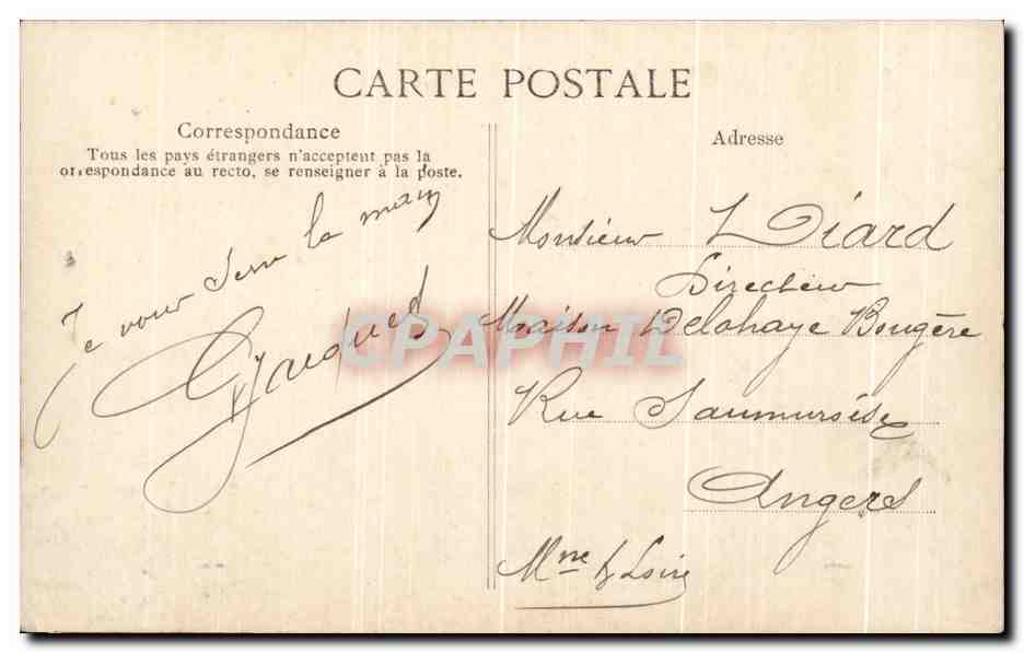Rotheneuf — Rochers sculptés — Le Colonel de Villebois-Mareuil — Reverso