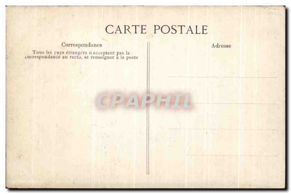 CPA Paris Pont de l'Archeveche 28 janvier 1910 Inondations — Rückseite