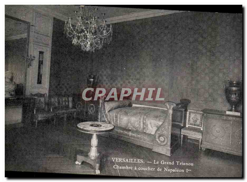 CPA Versailles Le Grand Trianon Chambre a coucher de Napoleon 1er