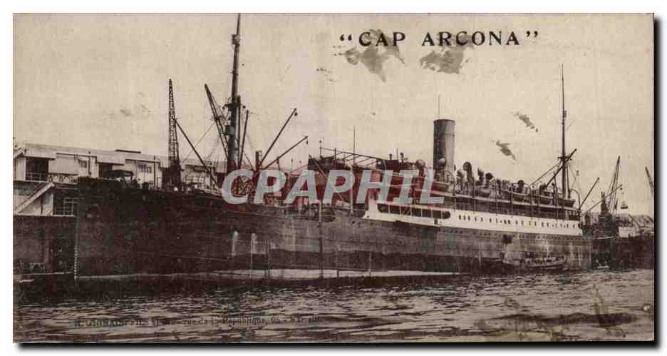 CPA Cap Arcona Bateau 
