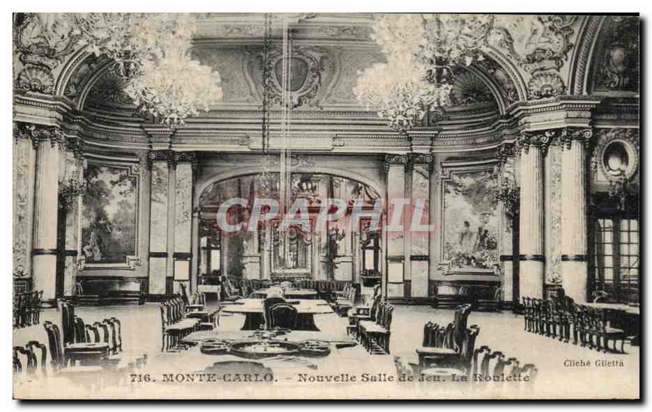 CPA Monte Carlo Nouvelle Salle de Jeu la Roulette