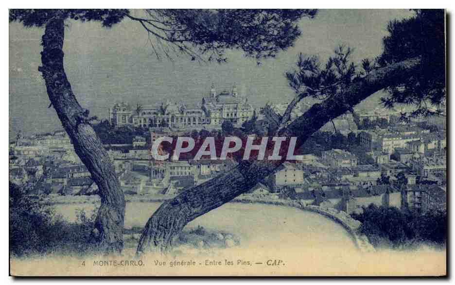 CPA Monte Carlo Vue generale Entre les Pins