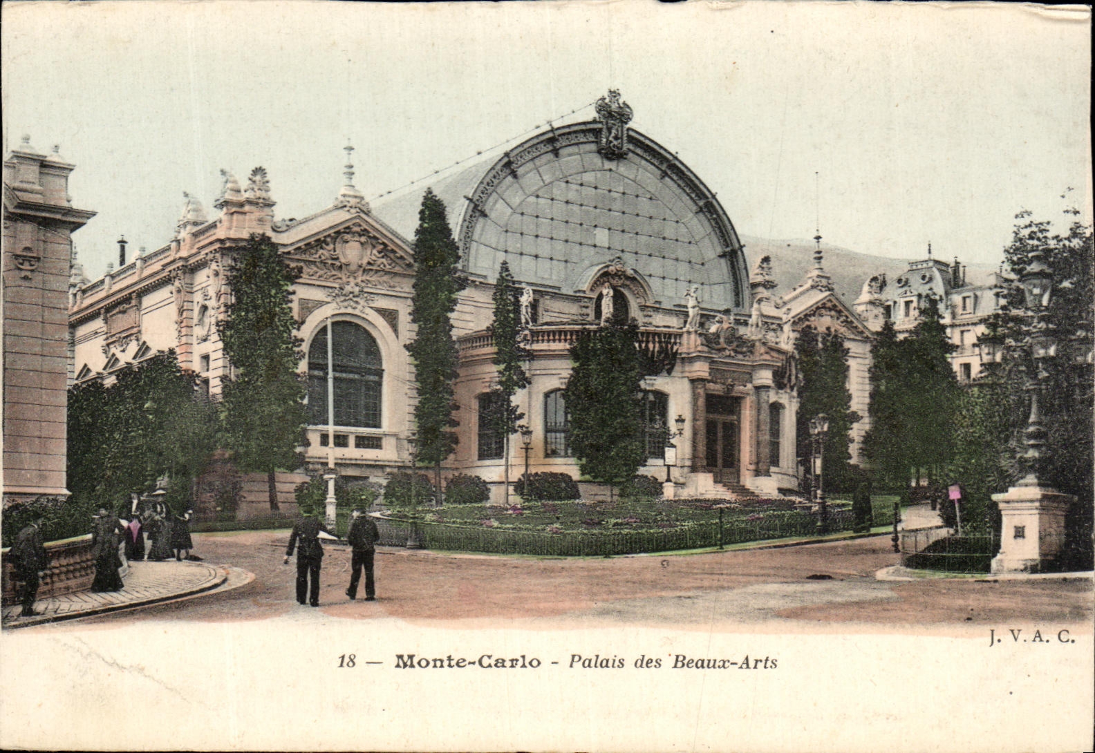 CPA Monte Carlo Palais des Beaux Arts