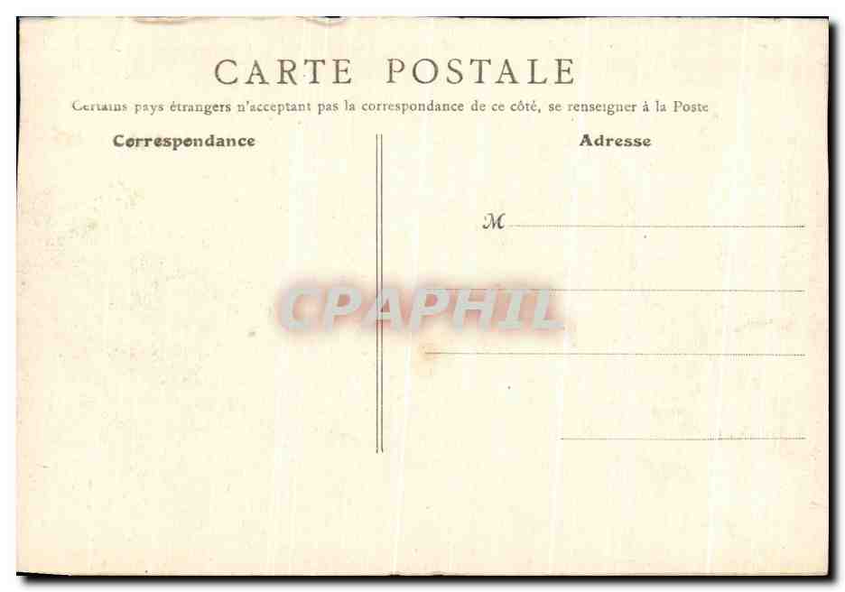 CPA Monte Carlo Palais des Beaux Arts — Back