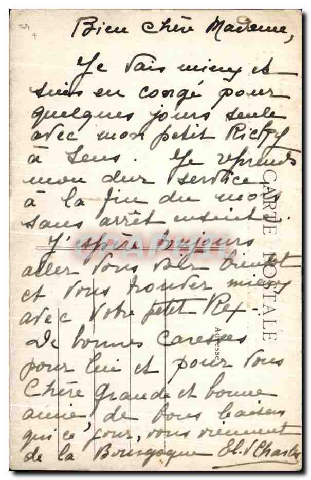 Sens (Yonne) — Le Nouveau Pont, pris de la rive droite, en amont — Galleria J. De Saut — Verso