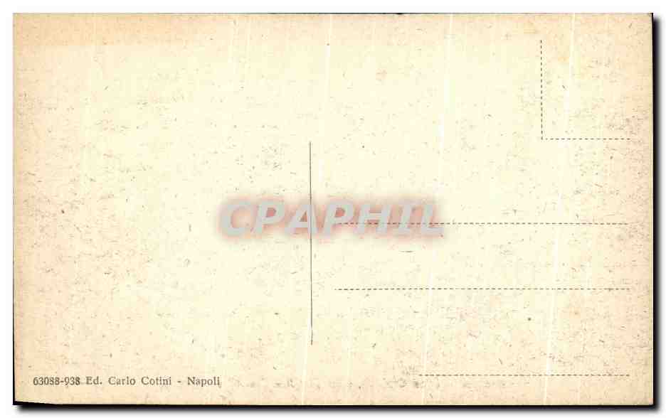 CPA Pompei Gosa degli Amorlni Dorall Portico Peristillo Carlo  — Rückseite
