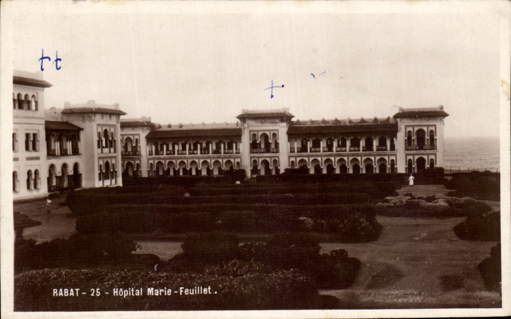 CPA Rabat Hopital Marie Feuillet Maroc