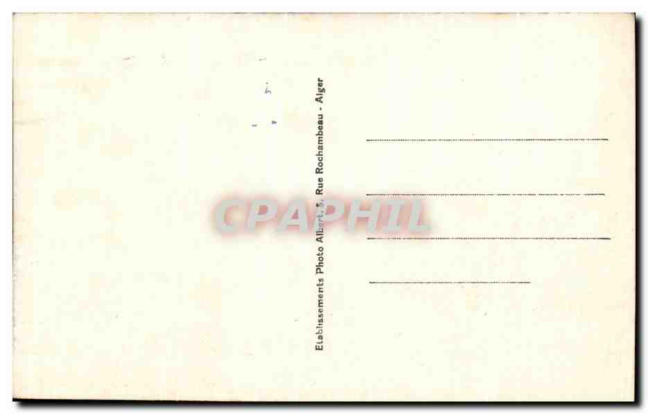 CPA Rabat Hopital Marie Feuillet Maroc — Rückseite
