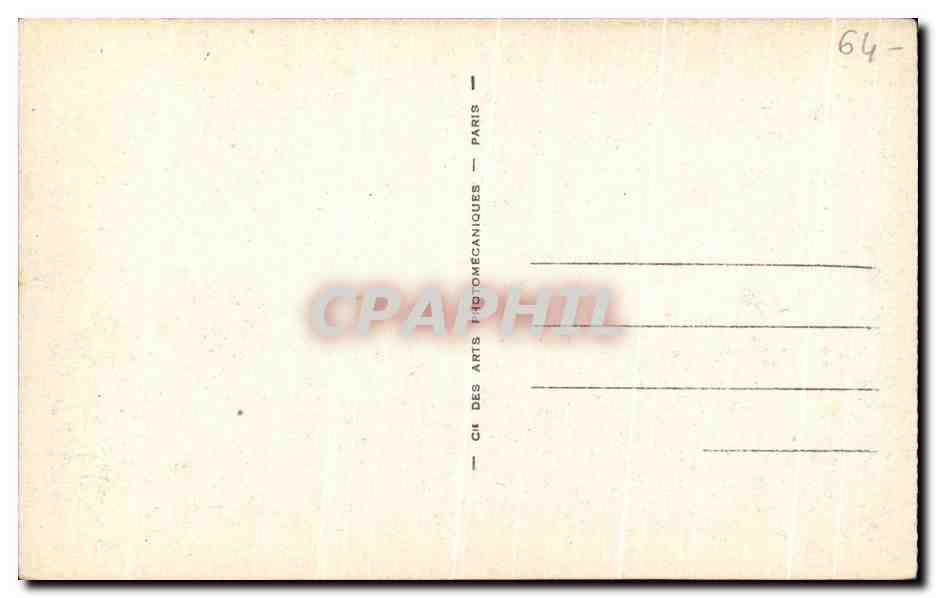 CPA Biarritz Place Sainte Eugenie — Verso