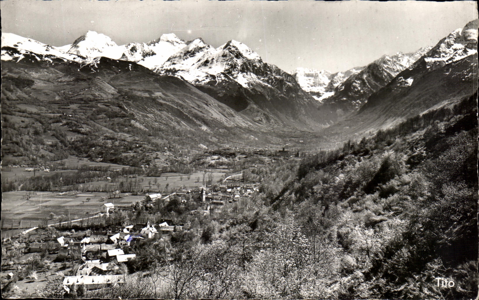 CPA Vallee Du Louron Villages de Pouchergues et d'Adervielle