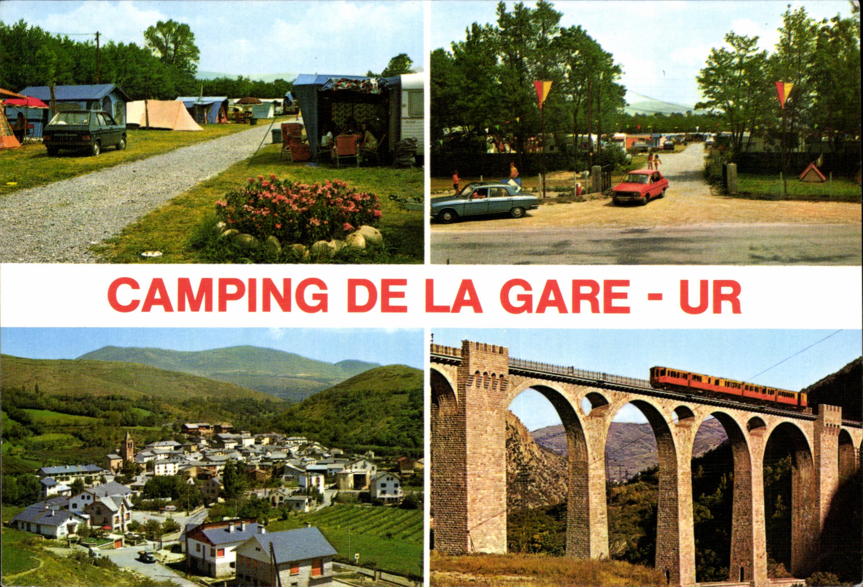 CPM Camping De La Gare Lumiere Couleurs De La Cerdagne