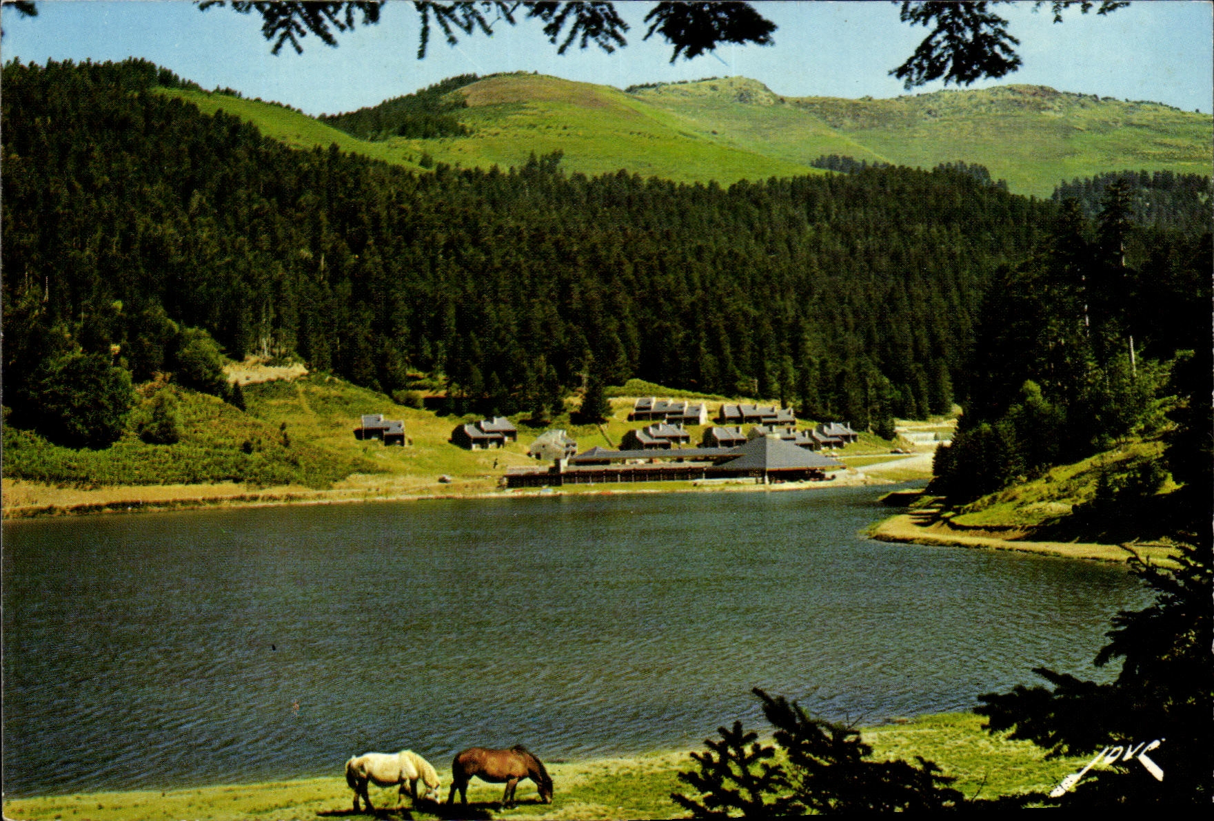 CPA Route Du Col D'Aspin Le Lac de Payolles