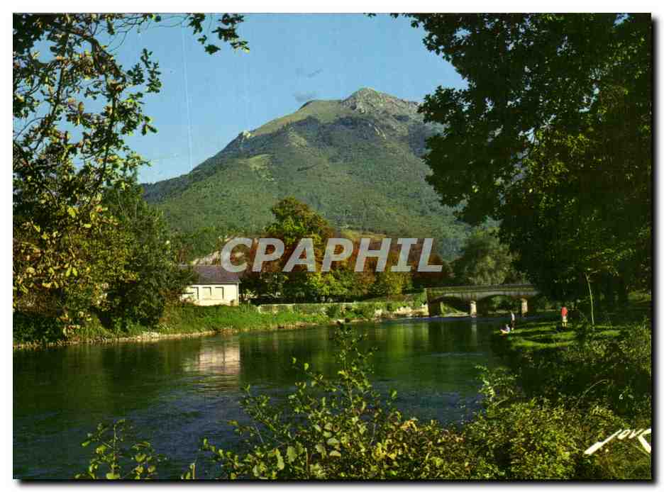 Vue du Gave d'Ossau et du mont Perdrix — Louvie-Juzon — Édition Jove