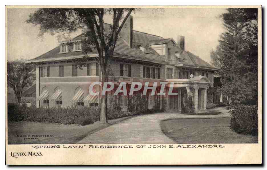 CPA Lenox Mass Residence of John Alexandre
