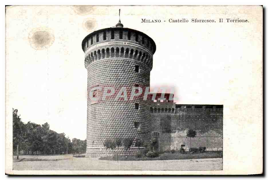 CPA Milano Castello Sforzesco Il Torrione 
