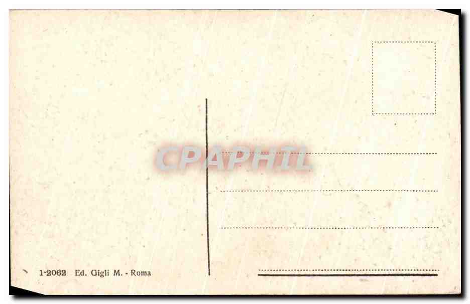 CPA Roma Panorama Dalla Cupola di S Pietro  — Rückseite