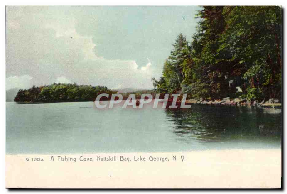 CPA A Fishing Cove Kattskill Bay Lake George