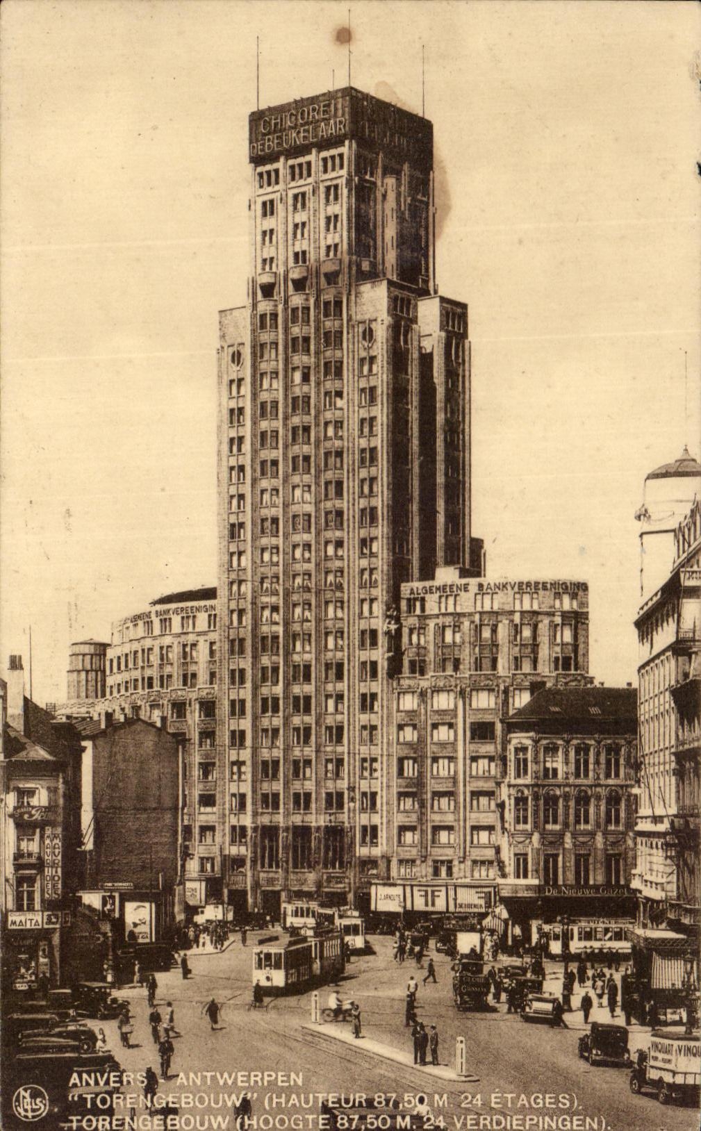 CPA Anvers Antwerpen Torengebouw Torengebouw 
