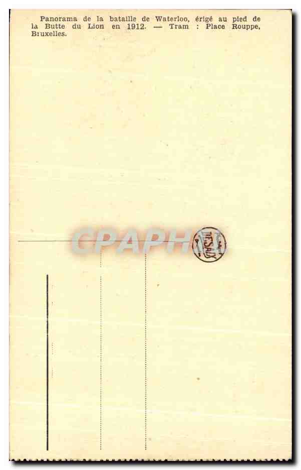 Bataille de Waterloo — Panorama du Château de Goumont — éd. Brux. — Repr. int. — Reverso