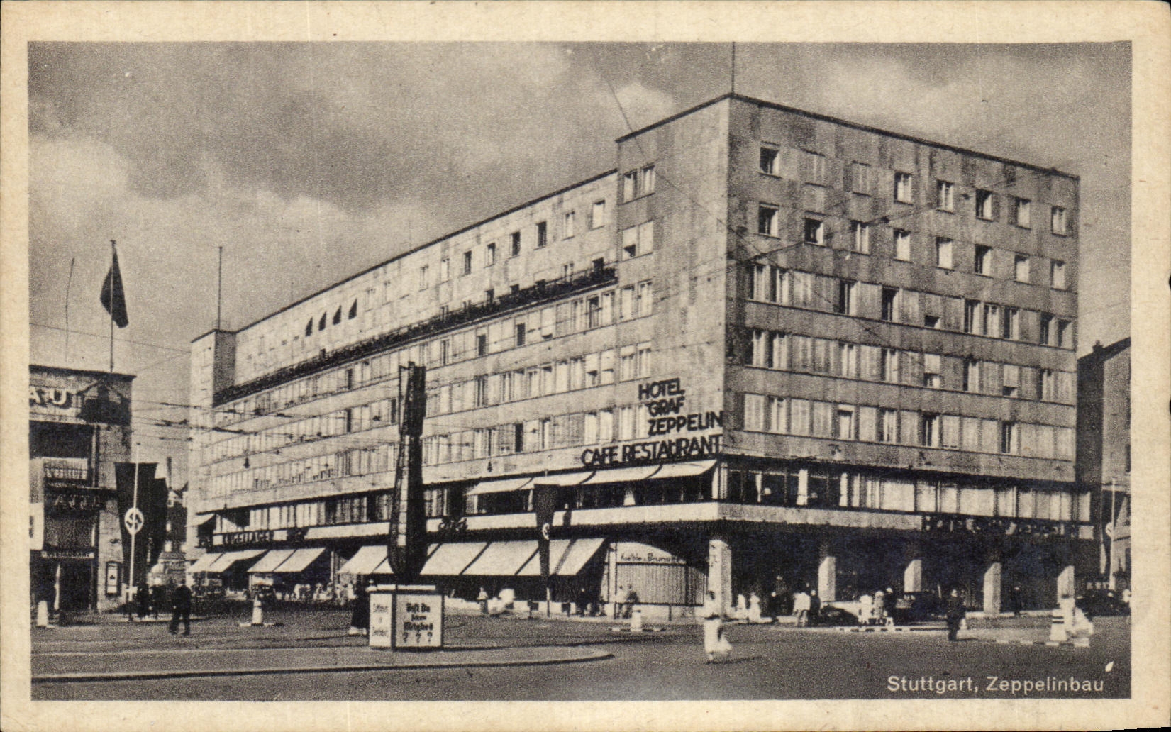 CPA Stuttgart Zeppelinbau