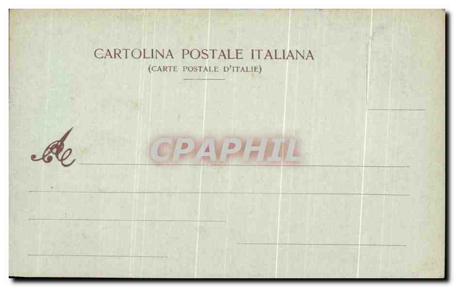 CPA Bordighera — Rückseite