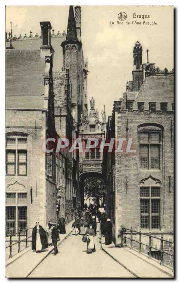 CPA Bruges La Rue de L'Ane Aveugle