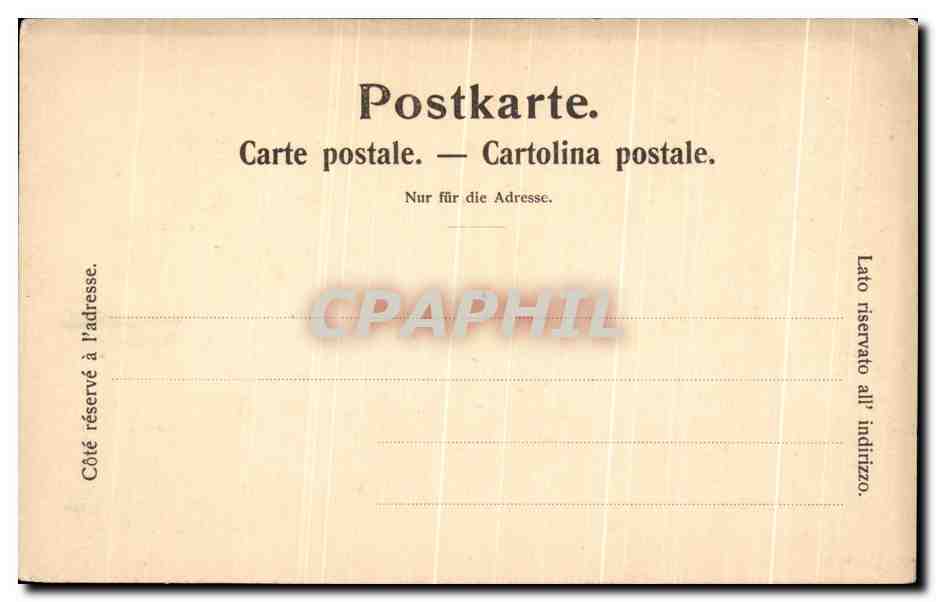 CPA Geuss aus Luzern Luzern mit Wasserthurnm — Rückseite