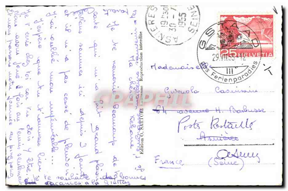 CPA Gstaad et Wlldhorn — Back