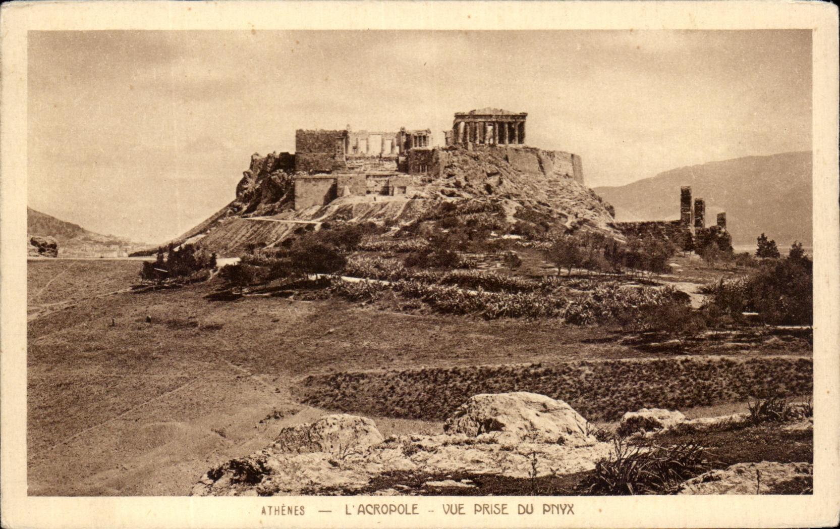 CPA Athens L'Acropole vue Prise du Pnyx Grece