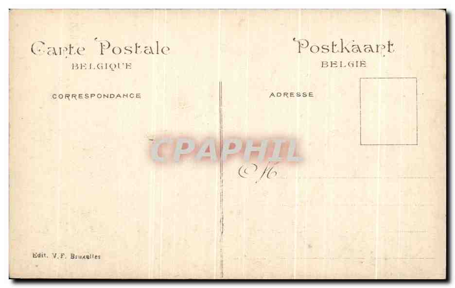 CPA Exposition Universelle Bruxelles 1910 Royaume Merveilleux Baviere — Rückseite