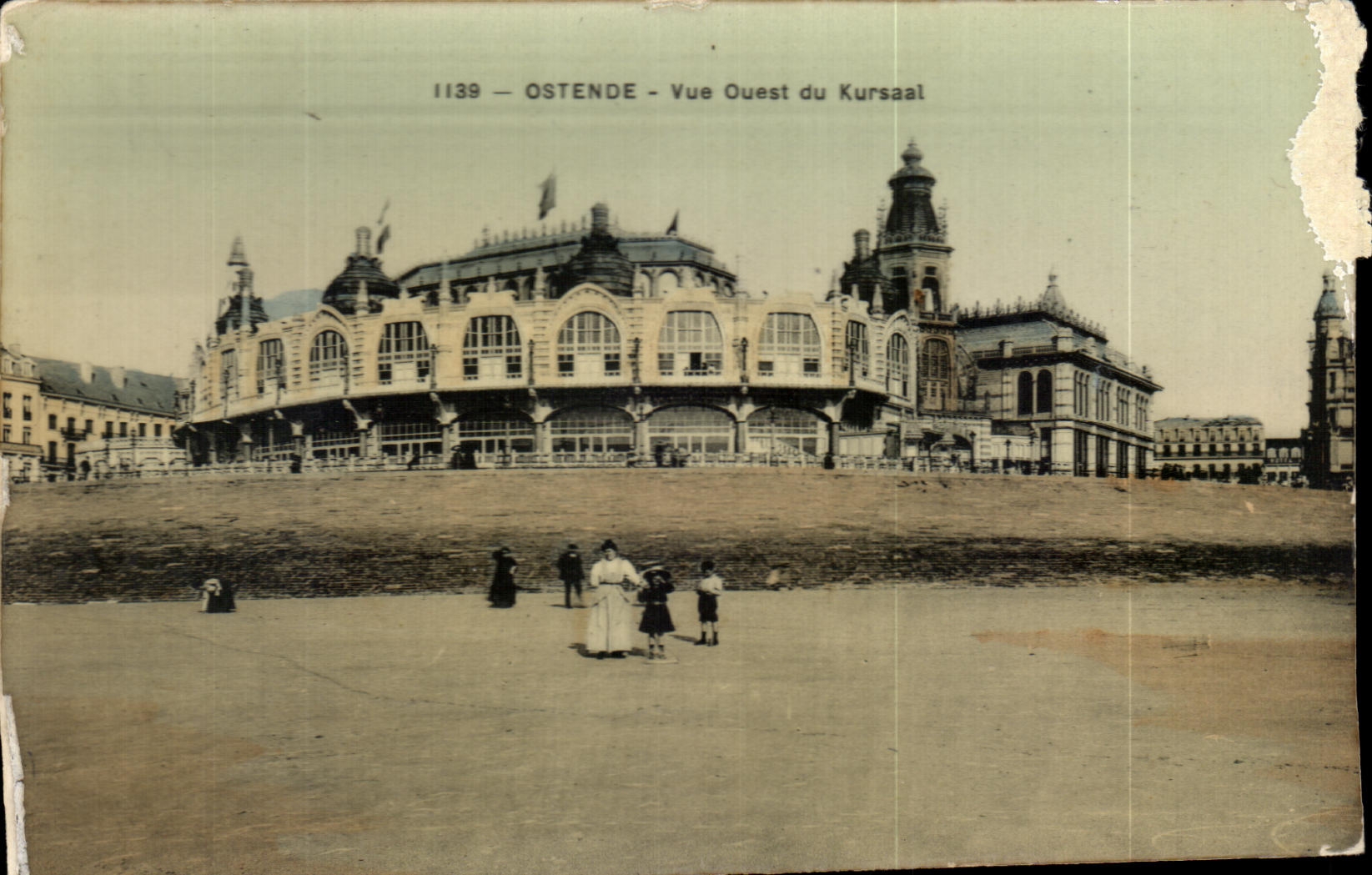 CPA Ostende Vue Quest du kursaal