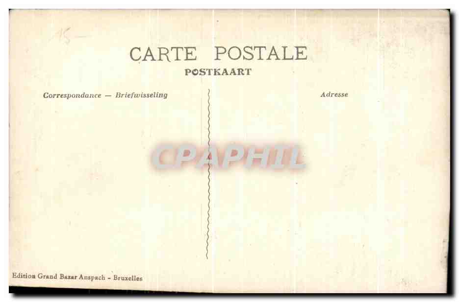CPA Ostende Vue Quest du kursaal — Verso