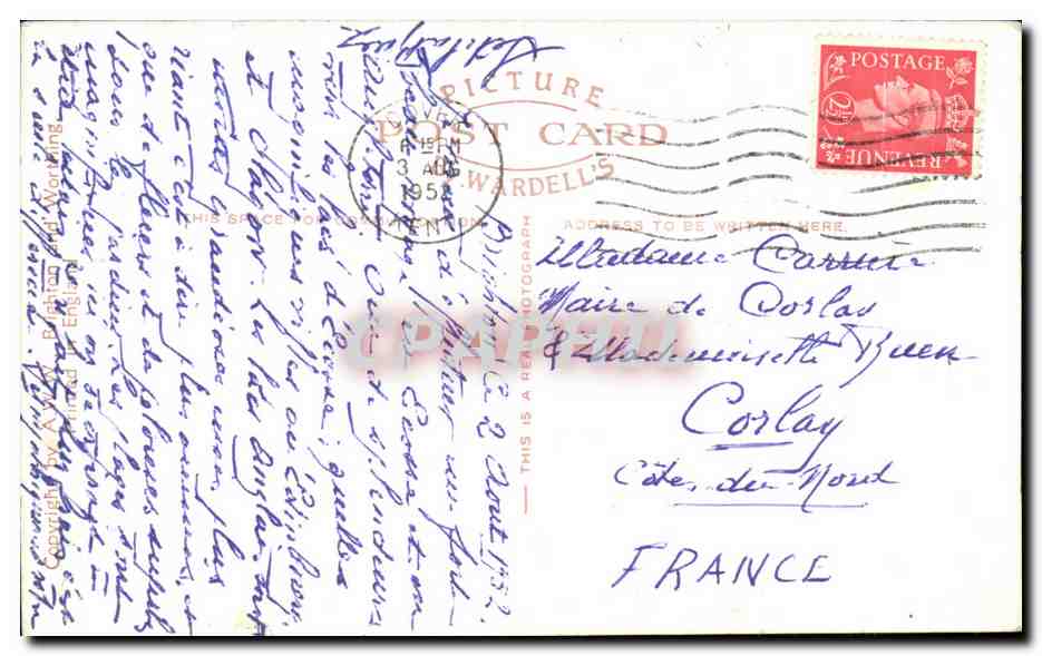 CPA Metropole And Grand Hotels From West Pier Brighton — Rückseite
