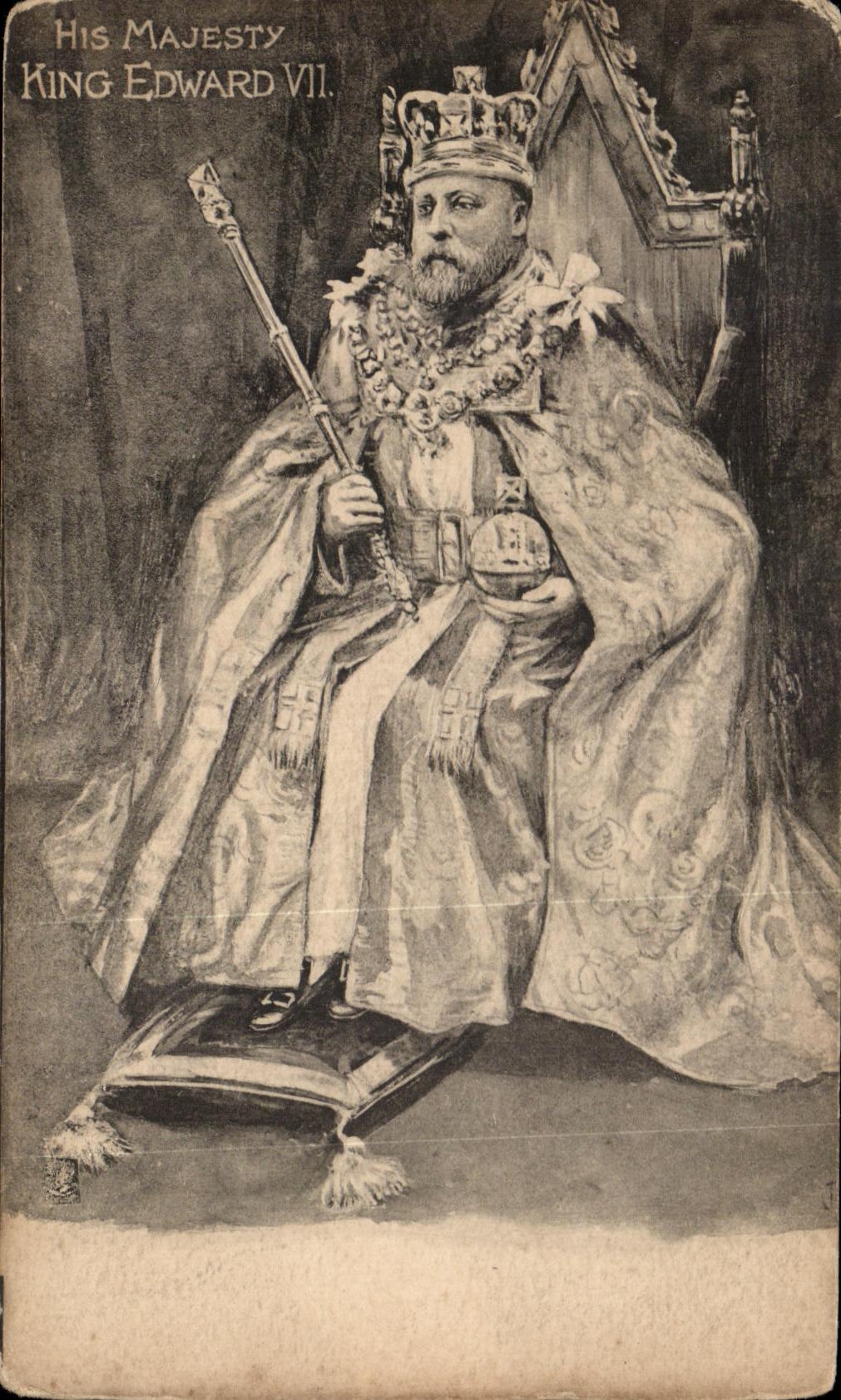 King Edward VII — Coronation Souvenir — Tuck & Sons, Series 1539
