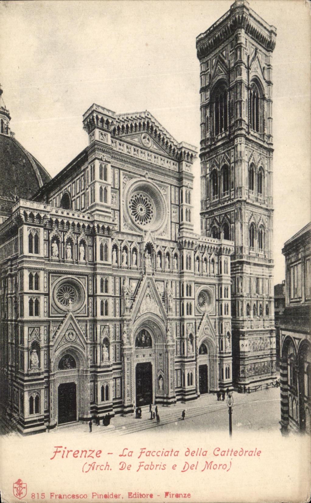 CPA Firenze La Facciate Salle Catterale 