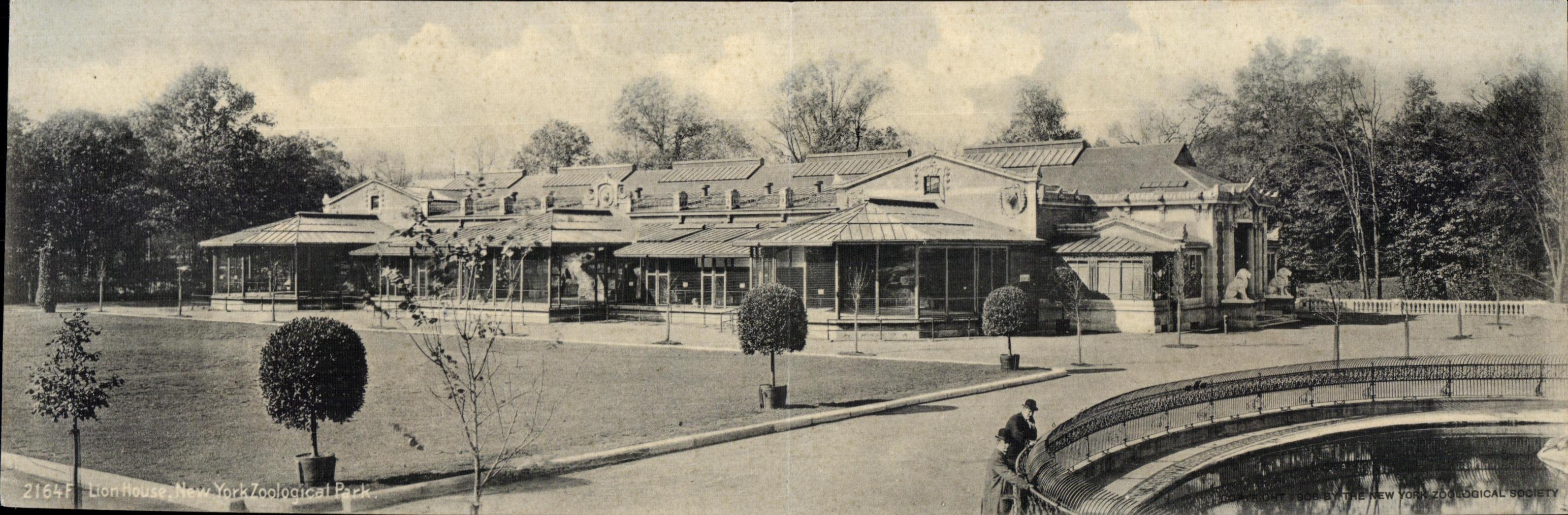 Lion House - New York Zoological Park — Verlag nicht sichtbar, Seriennummer 2164F
