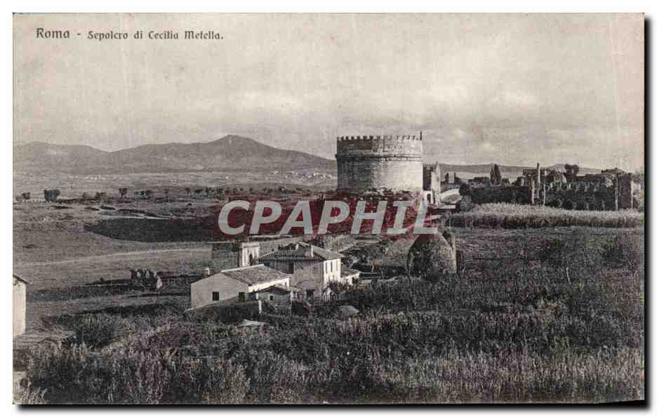 CPA Roma Sepolcero Di Cecilia Metella