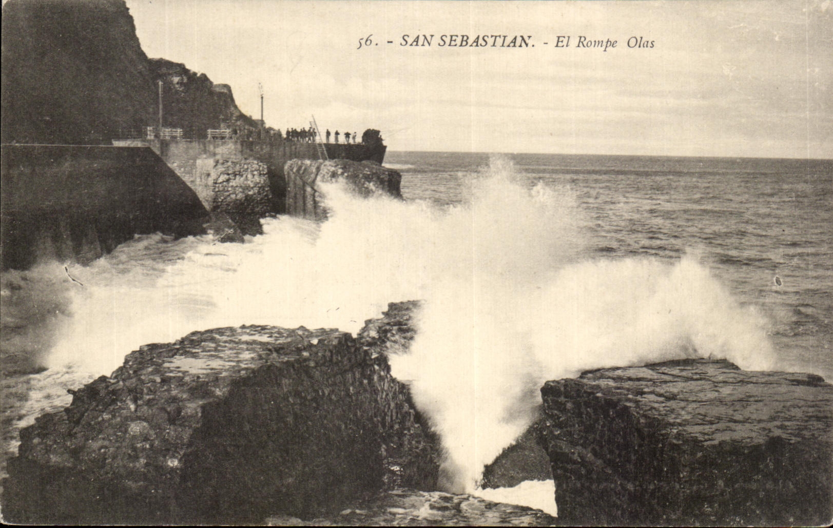 San Sebastián - El Rompe Olas — Éd. G. Galarza, San Sebastián