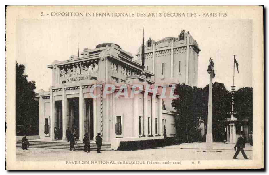 CPA Exposition Internationale Des Arts Decoratifs Paris 1925 Pavillon National De Belgique