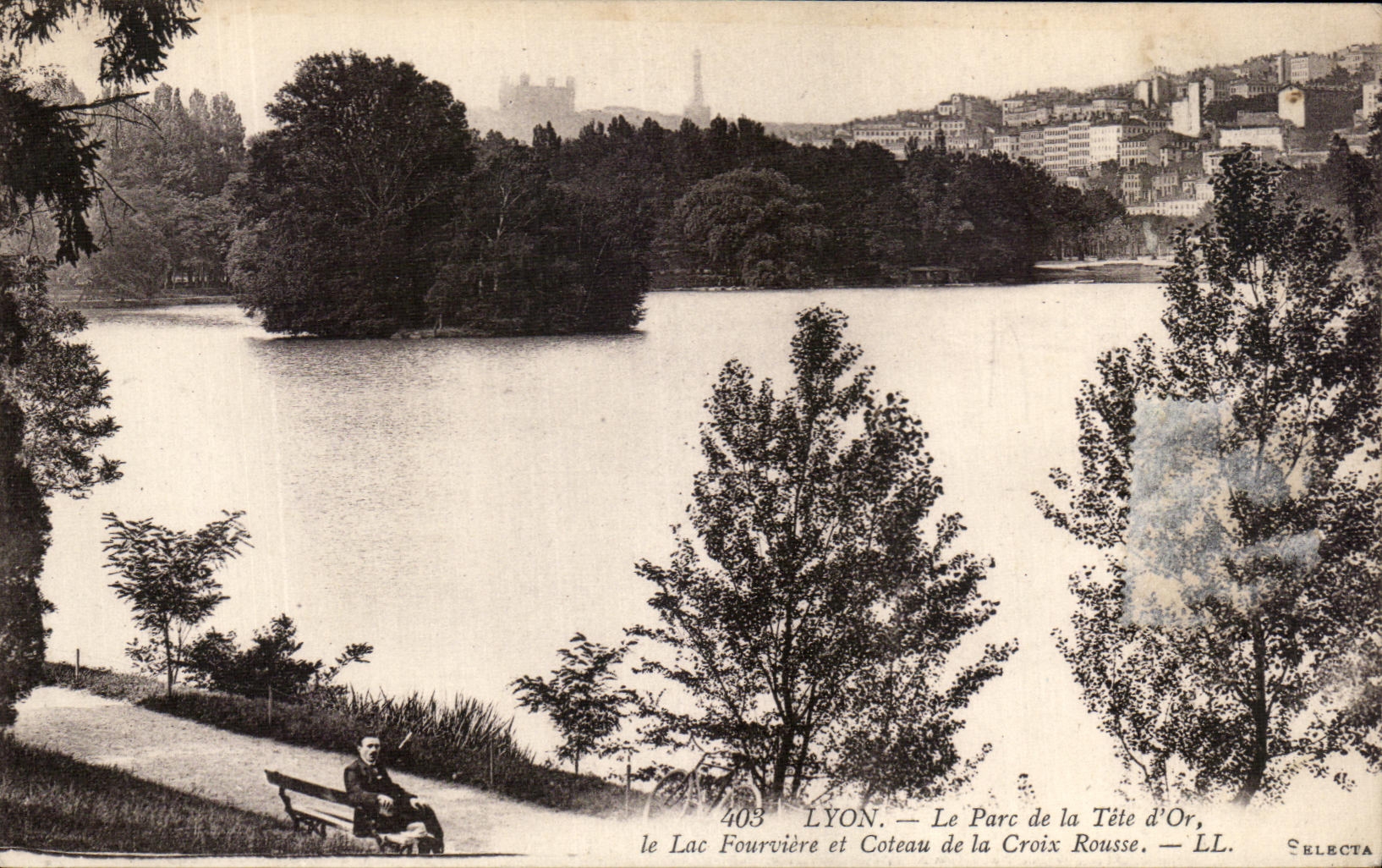 LYON — Le Parc de la Tête d'Or, le Lac Fourvière et Coteau de la Croix Rousse — SELECTA 403
