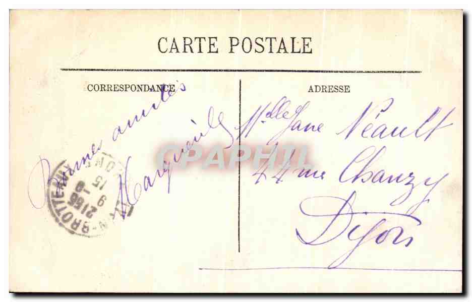 LYON — Le Parc de la Tête d'Or, le Lac Fourvière et Coteau de la Croix Rousse — SELECTA 403 — Verso