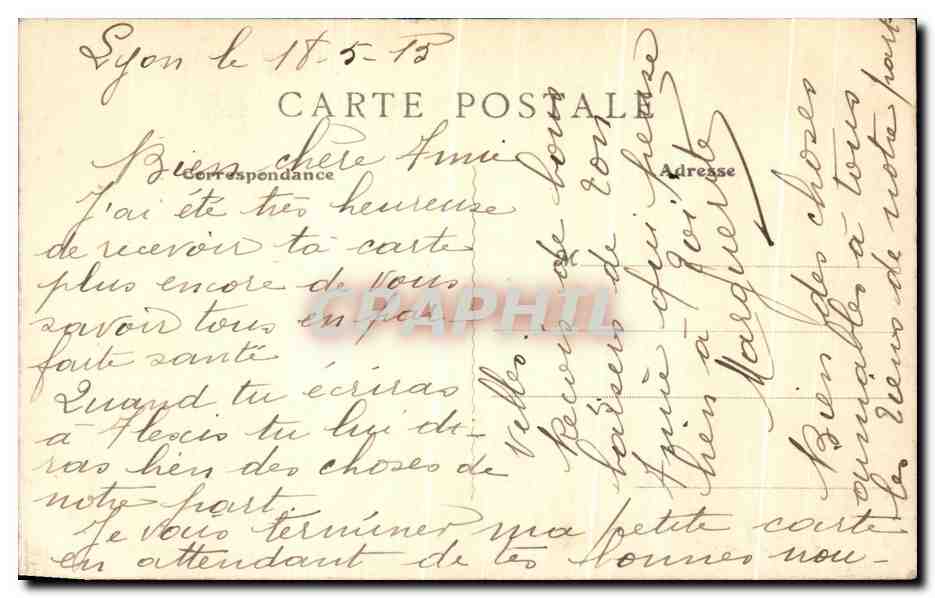 Lyon - Le Jardin des Plantes — le Monument Burdeau et le Quartier du Bon Pasteur — B. F., Paris — Reverso