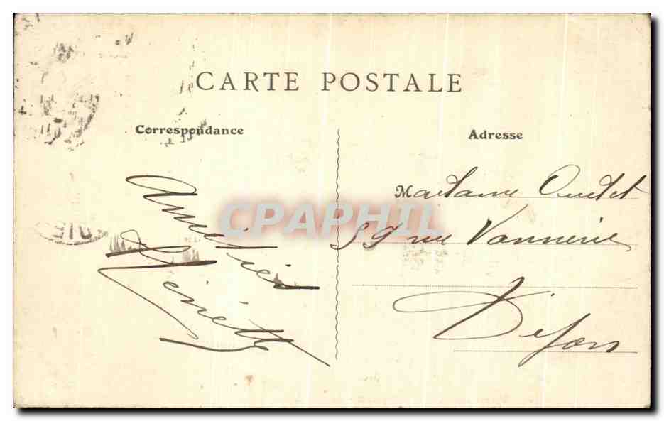 Parc de l'Escargotière — Le Tir à la Carabine — B.F., PARIS — Rückseite