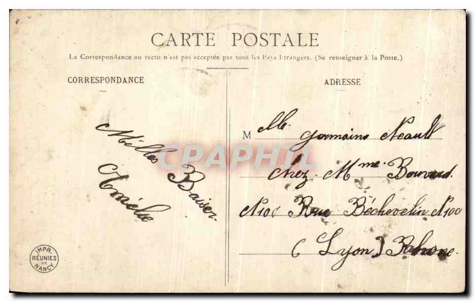 CPA Mulatresse allons Petite Moricaude Enfant — Verso