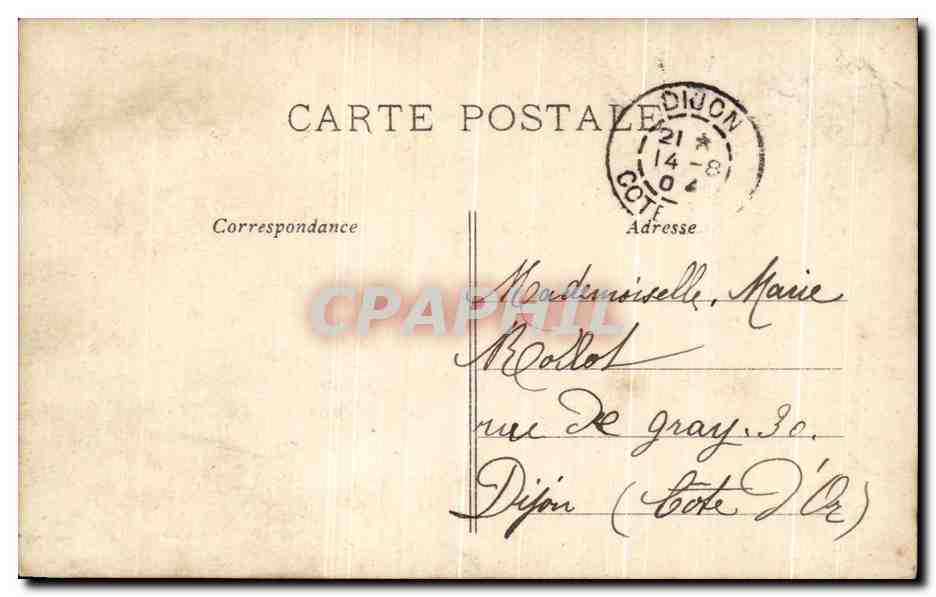 CPA Mille Tendresses Enfant — Verso