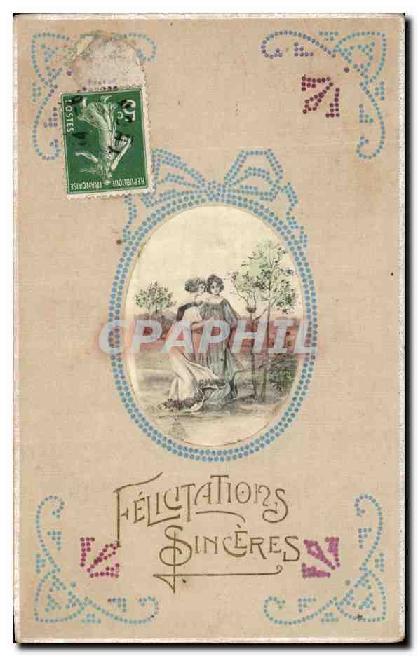 Félicitations sincères — éditeur inconnu, n° de série non visible