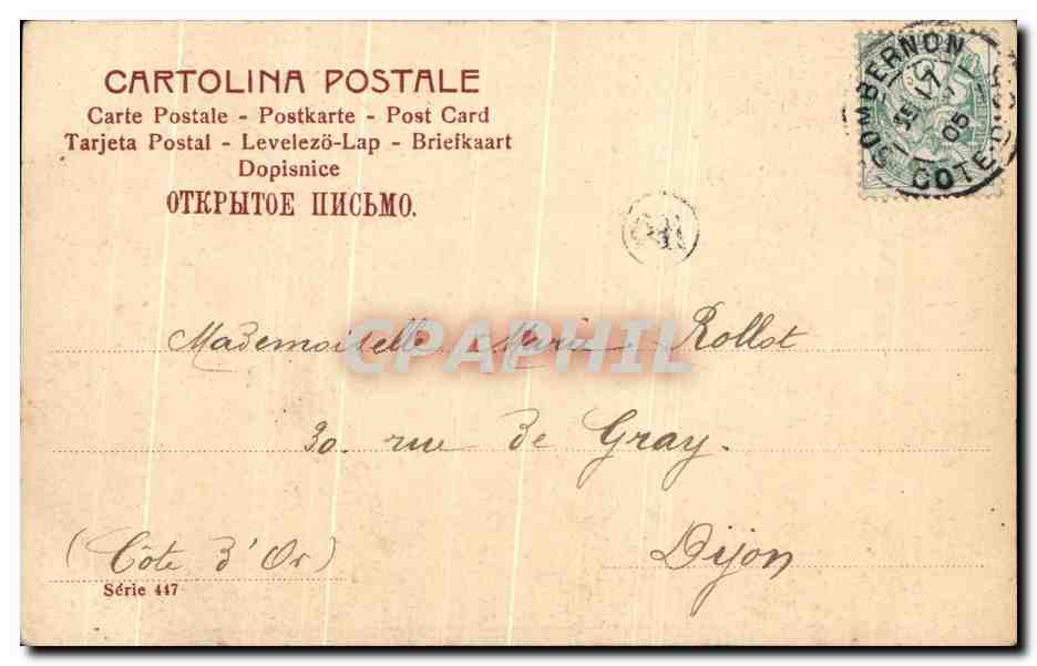 CPA Miss Bingham Femme  — Verso