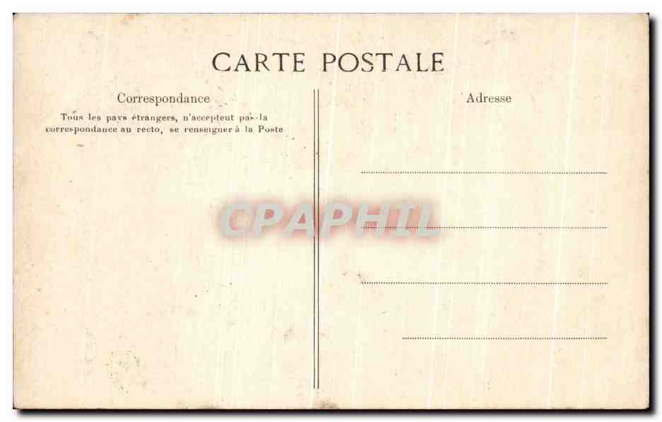 CPA Bonne et Heureuse Fete — Verso