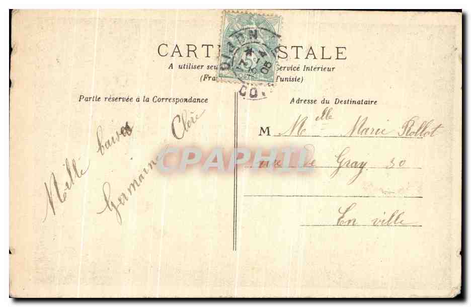 CPA Lelia Declos — Verso