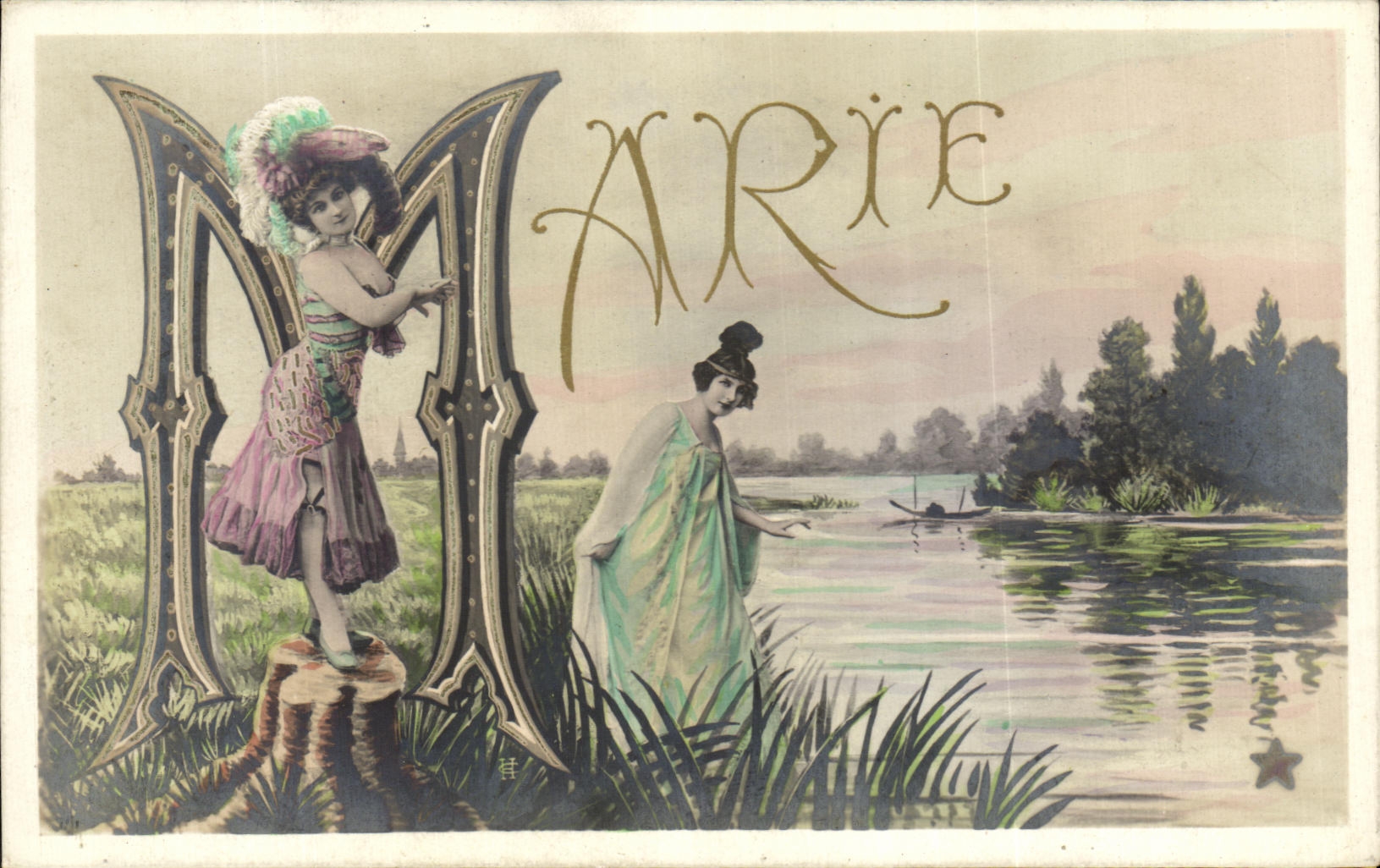 Marie — Letter of Friendship — Publisher: The Illustrated Names of the Brand 'ÉTOILE'